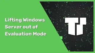 Вывод Windows Server из режима оценки