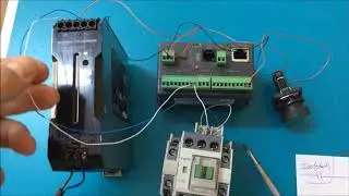 plc çıkışına kontaktör bağlama