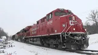 CP 8126- AC44CWM w/ BNSF & UP Power, 2/6/18