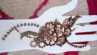 Mehendi Design//Types Of Flowers,leaves and lines