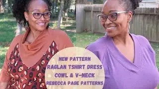 [581]*NEW* Size-Inclusive Pattern|Raglan Tshirt Dress & Top by Rebecca Page Patterns|#rpraglan