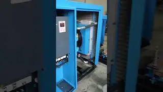 Screw Compressor Electrical Panel with 45 kW electric motor and inverter