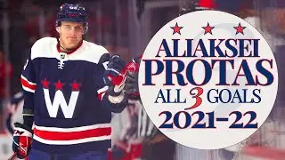 Aliaksei Protas All (3) Goals 2021-22 | Capitals Highlights