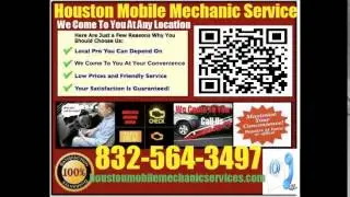 Houston Mobile Mechanic No Local Towing Company Service Fee