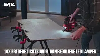 180&deg; LED-lamp: uitstekende verlichting van de zaaglijn