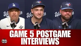 World Series Game 5 Postgame Interviews | Toronto Blue Jays vs Los Angeles Dodgers
