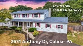 Fixer Upper with In-Law Suite in Colmar, PA | Equity Potential in North Penn School District!