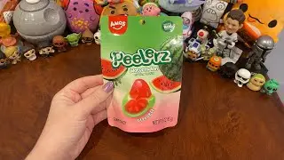 Peelerz Gummy Watermelon Peelable Candy #asmr #chewingsounds