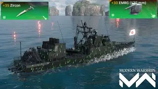 JS Hayabusa (PG-824) - with Tier 3 Equipment Gameplay - Modern Warships