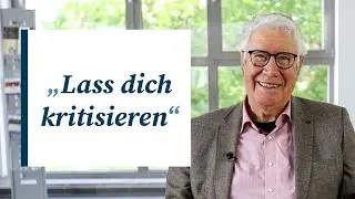 Lass dich gern kritisieren | Andacht von Wolfgang Wegert