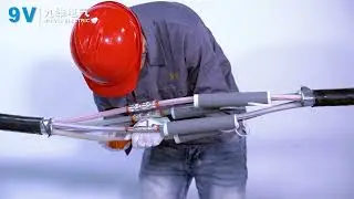 1kv 5 core Cold Shrink Straight Joint Kit Installation Video - 9V