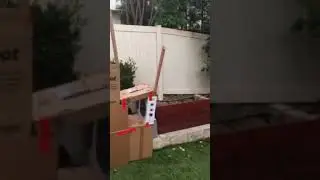 Christmas box fort