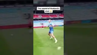 Haaland&rsquo;s power is UNREAL 🔥 (via @herrelandslaget/IG) #shorts