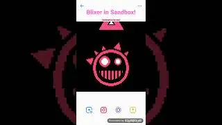 Just shapes & beats - Blixer animated in Sandbox pixel art! #jsab #animation #remix #music