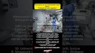 D&uuml;nyanın en iyi hastaneleri belli oldu! #haber #youtubeshorts #g&uuml;ndem #sondakika #viral