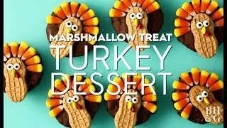 Marshmallow Treat Turkey Dessert