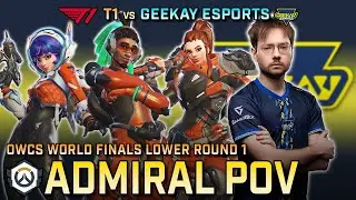 [ Admiral ] Jumping Juno | T1 vs Geekay Esports | OWCS World Finals Lower Round 1