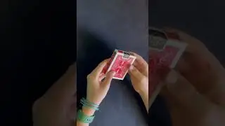 How to open a deck of cards properly