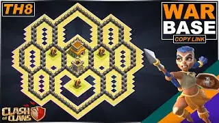 BEST TH8 Base 2021 Copy link !! COC Town Hall 8 (TH8) war Base - Clash of Clans