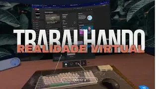 Trabalhando em Realidade Virtual 2024 #quest3 #workrooms