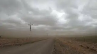 Dust storm by Rushville, NE. March 29, 2020.