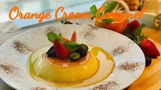 Orange Cream Caramel /Easy steps /Home cooking by Chef Azeez