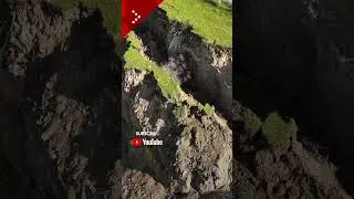 Frana distrugge asfalto lungo la strada provinciale 12 a Niscemi
