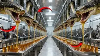 How Snake Venom Is Processed Into Million-Dollar Antidotes (Full Process) #industrialprocess