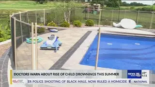 Child drowning warning