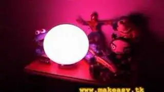 L&aacute;mparaRGB modelo Esf&eacute;rico - makeasy