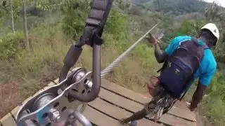 Jaco, Costa Rica Zipline Ocean Ranch Park