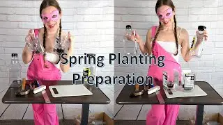 Spring Planting Preparation🌷#springplanting #gardendesign #garden #diy