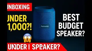 PORTRONICS SoundDrum 1 UNBOXING & SOUND TEST &ndash; Budget Bluetooth Speaker Under ₹1,000!