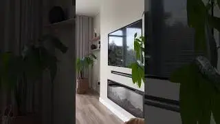 Building the Dimplex Ignite Electric Fireplace into a Media Wall #fire #fireplaces #media_wall
