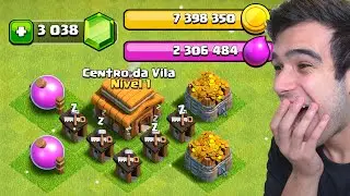 O COMEÇO DA VILA MAIS NOOB GEMADA DO CLASH OF CLANS #1!!