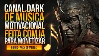INCRÍVEL! CANAL DARK DE MÚSICAS INÉDITAS LICENCIADAS FEITO COM IA QUE MONETIZA RÁPIDO + BÔNUS