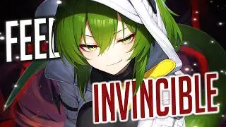 Nightcore - Feel Invincible (But it hits hard) (Lyrics)
