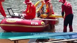 3&ordm; dia de buscas pelo corpo de Roseli