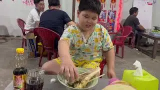 Minh Ph&uacute;c v&agrave; Bi B&eacute;o test thử tuỷ sương b&ograve; 🤠