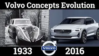 Volvo Concepts Evolution (1933 - 2016)