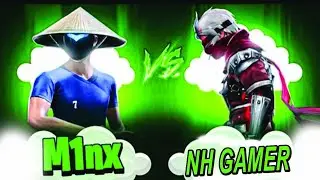 M1NX🇧🇩 VS NH GAMER 🇮🇳 / cleanest fight ever🍷🗿 1v1 ( real or fake M1NX)🤔