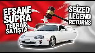 Iconic White Supra Back at Auction - &Ccedil;ok Konuşulan Beyaz Supra Tekrar İhalede!   #supra #mk4 #seized