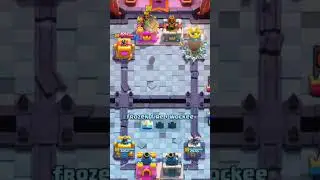 What a game play by opponent. I loved it. #larry #clashroyale #clonespell #gaming #skeletonbarrel