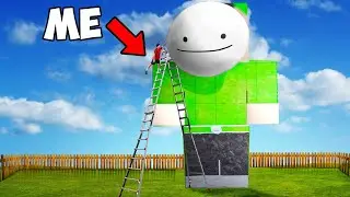 I Built Worlds First Minecraft Dream Statue (Face Reveal)