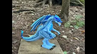 Slaying The Dragon Destroying Plastic Dragon In The Woods