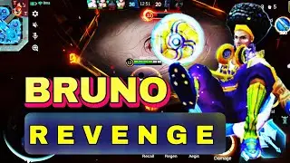 BRUNO REVENGE MODE - NEVER GIVE UP! Bruno Gameplay 2025 - Top 1 Global Mobile Legends