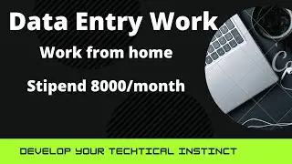 Data entry work from home| data kaise karte hai| Data entry|courses and government job|