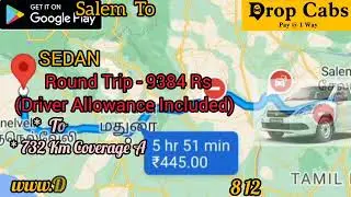 Salem to Sankarankoil Drop Cabs @ 5058RS Oneway Drop Taxi, Round Trip