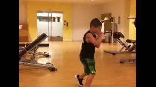 Shadow Boxing 9 year old kid Speed is power, fast hands, never give up Legend Sports
