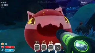 Slime Rancher Lets Play EP4 - Hunter Slime and Infinite food!